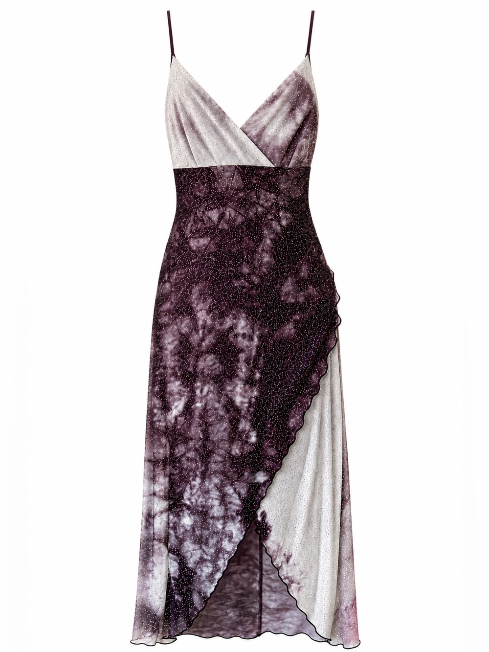 Y2k Tie Dye Sparkle Forest Fairy Grunge Dress Small